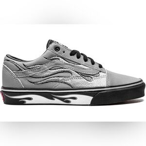Vans x A$AP rocky Worldwide Silver Reflective Old Skool 8.5 women’s 7 men’s